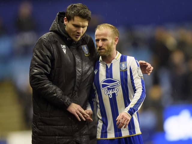 FAN: Sheffield Wednesday captain Barry Bannan with his manager and fellow thirty-something Danny Rohl