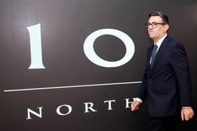 Prime Minister Andy Burnham arrives to officially open No10 North at Heron House, Manchester (Pic: James Speakman - WPA Pool/Getty Images)