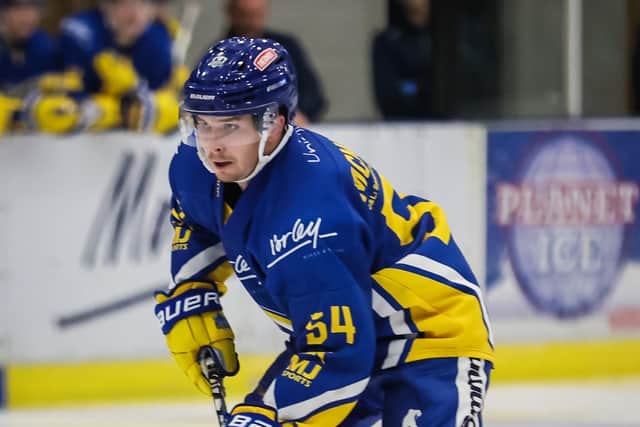 LOUD: Leeds Knights' defenceman, Noah McMullin. Picture: Stephen Cunningham/Knights Media