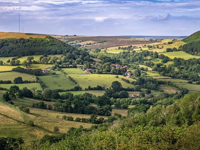 The small village of Hawnby and its church are on the route