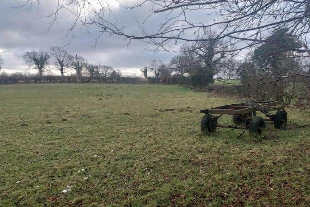 A photo of the proposed site of the BESS near Scotton submitted with the planning application.
