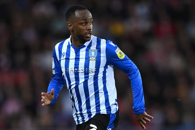 Saido Berahino in action for Sheffield Wednesday during Sky Bet League One Play-Off semi-final against Sunderland. Picture: Stu Forster/Getty Images.