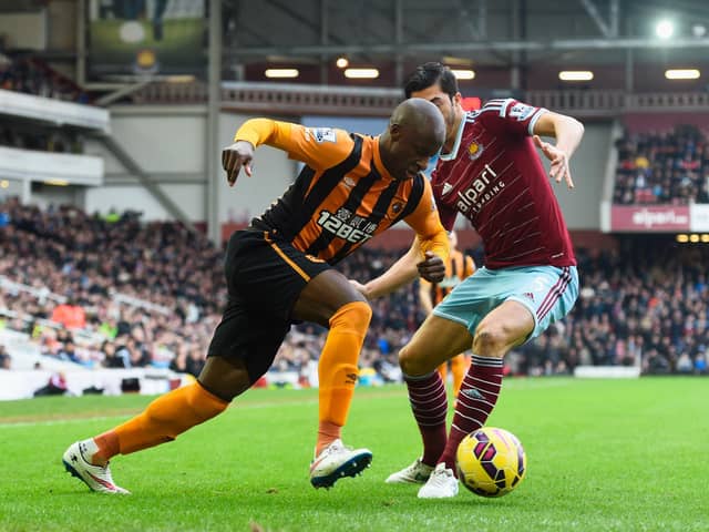 Sone Aluko made over 100 appearances for Hull City. Image: Mike Hewitt/Getty Images