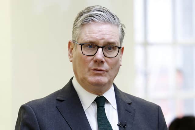 Prime Minister Sir Keir Starmer during a visit to a community centre in London. PIC: Brook Mitchell/PA Wire