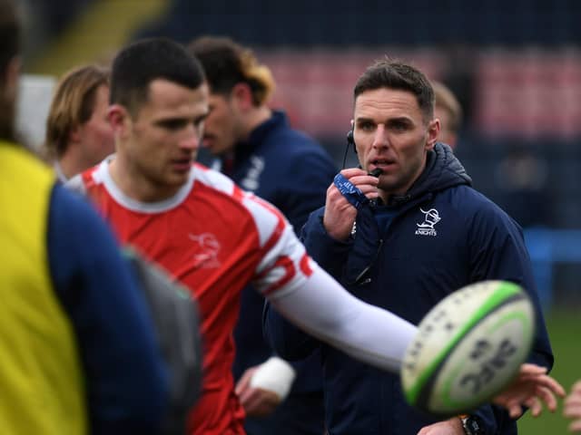 Doncaster Knights head coach Joe Ford expects emotions to be high at Castle Park on Saturday (Picture: Jonathan Gawthorpe)