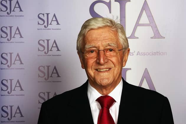 Sir Michael Parkinson. (Pic credit: Bryn Lennon / Getty Images)