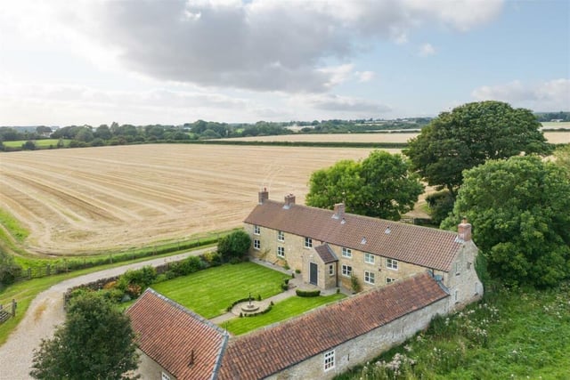 The property is secluded and surrounded by fields but it is only two miles from Wykeham village