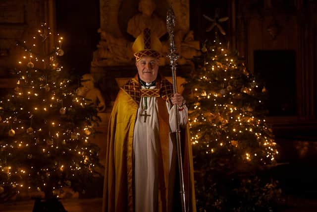 The Archbishop of York Stephen Cottrell, pictured at York Minster before the Christmas Service. PIC: Simon Hulme