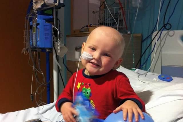 George Gallimore, from York, was just two and a half years old when he was diagnosed with leukaemia in 2013