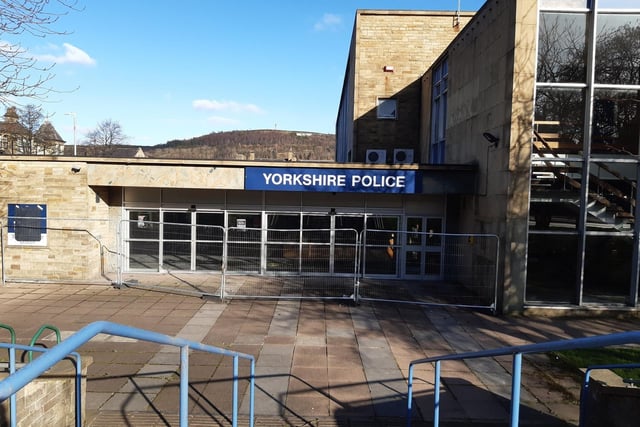 Old Halifax swimming pool was made into a police station for Happy Valley filming for series three