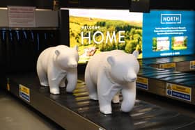 Thirty five giant bear sculptures have arrived at Leeds Bradford Airport ahead of a large-scale public art trail set to take over the city this summer to raise money for Leeds Children’s Hospital.