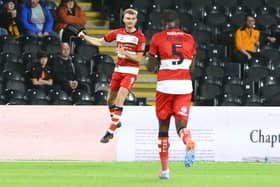MILER TIME: Doncaster Rovers striker George Miller won the game for his side