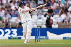 WINNER: England and Yorkshire's Harry Brook pulls to the legside in the third Test of the Ashes against Australia at Headingley earlier this year. Picture: Mike Egerton/PA