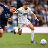 INJURY HELL: Stuart Dallas in his most recent appearance for Leeds United, against Manchester City in April 2022