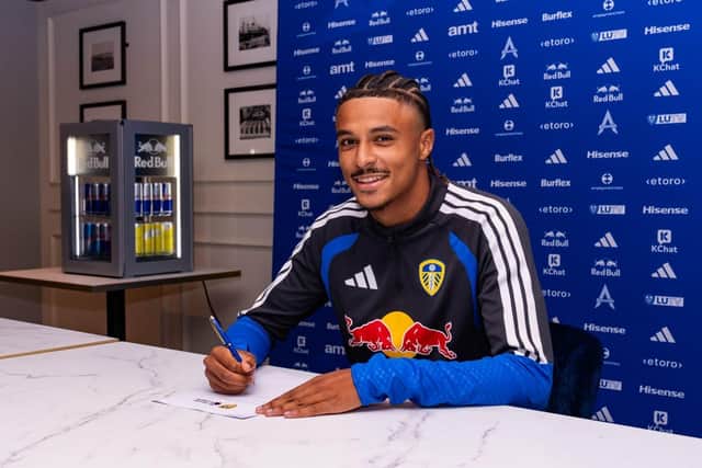 Jean-Matteo Bahoya was a late-summer arrival at Leeds United.