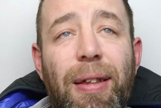 Drunk passenger Kieron Jordan was removed from flight to Turkey after storming down the plane demanding a refund. Picture: West Yorkshire Police / SWNS