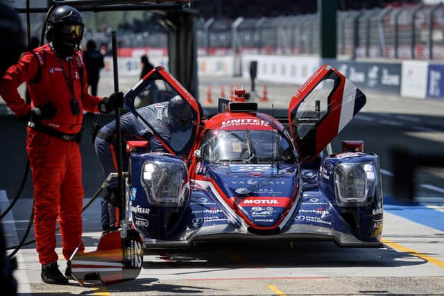 A United Autosports car in the pits ahead of the centenary Le Mans (Picture: JEP/United Autosports)