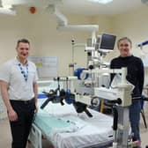 Sam Dean, Clinical Specialist Physiotherapist Critical Care, and Richard Patton