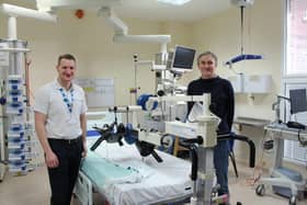 Sam Dean, Clinical Specialist Physiotherapist Critical Care, and Richard Patton