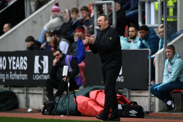 Huddersfield Town head coach André Breitenreiter, pictured during the recent Championship game at Rotherham United. Picture: Jonathan Gawthorpe.