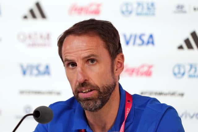 Library image of England manager Gareth Southgate. Entain has raised its profit forecasts after receiving a boost from the men’s football World Cup, which was held in late 2022.