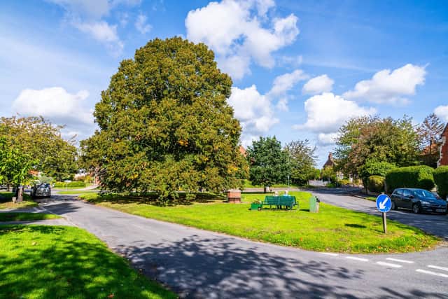 The village green in Newton-on-Ouse.