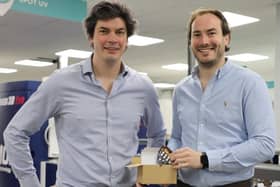 James Kinsella, left, and Adam Carnell, instantprint founders.