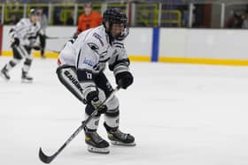 YOU'RE IN: Owen Bruton was one of the highlights of Hull Seahawks' inaugural NIHL National campaign in 2022-23. Picture courtesy of Tony King/Seahawks Media
