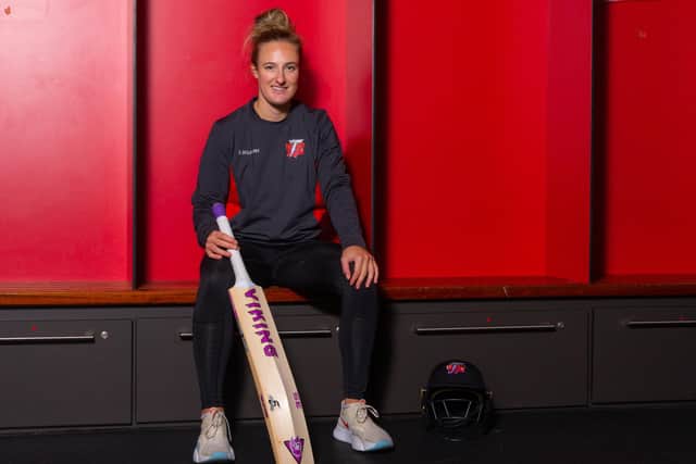 England and Lancashire cricket star Emma Lamb. Picture by Thomas Gadd Photography
