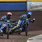 SECOND CHANCE: Sheffield Tigers' Jack Holder and Anders Rowe will attempt to overturn a first leg deficit against Belle Vue at Owlerton on Thursday night. Picture: Jonathan Gawthorpe