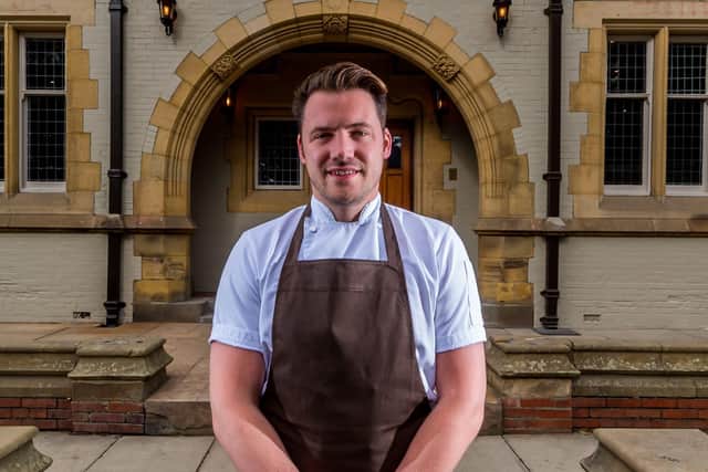 Chef Tommy Banks's at his second restaurant, Roots in Marygate, York.