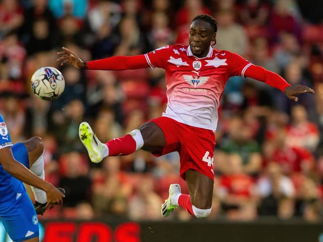 ON TARGET: Devante Cole got Barnsley up and running at Wigan Athletic. Picture: Bruce Rollinson