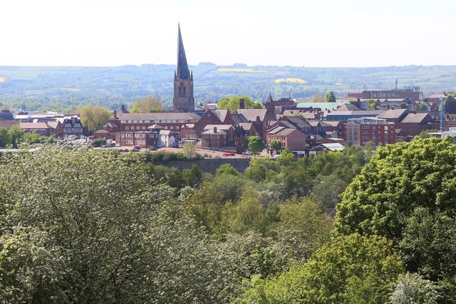 Rosie Gregory reckons the best thing about Chesterfield is the Crooked Spire, posting the comment: 'beautiful inside'.