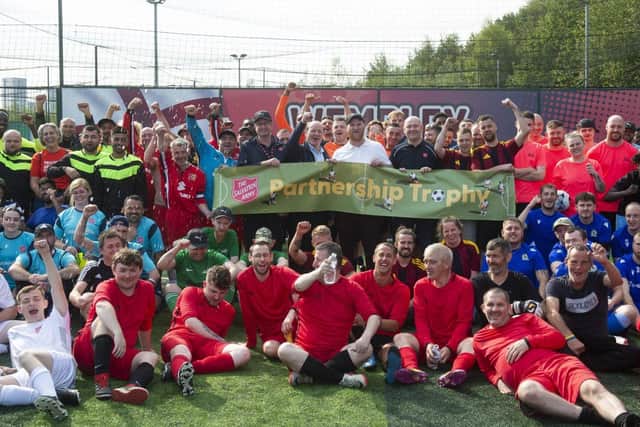 John Hartson supports The Partnership Trophy