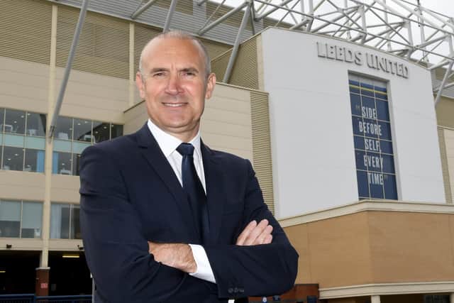 EXCITED: Former Leeds United full-back Tony Dorigo, pictured outside Elland Road. Picture: Gary Longbottom