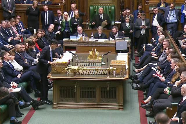 Prime Minister's Questions in the House of Commons. PIC: House of Commons/UK Parliament/PA Wire