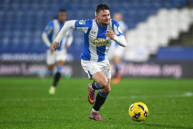 Huddersfield Town striker Alfie May (Image: Jonathan Gawthorpe)