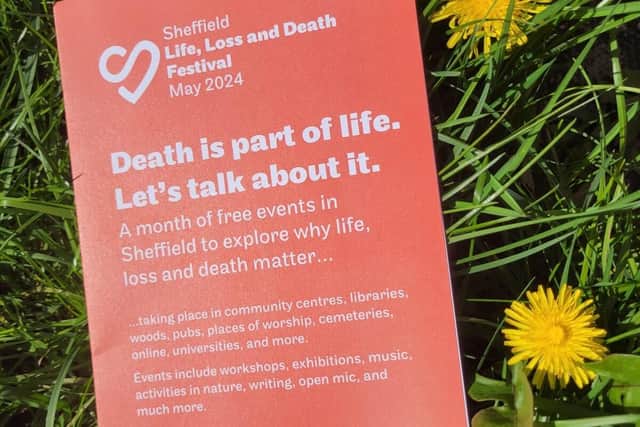 Sheffield Life, Loss and Death Festival Pamphlet