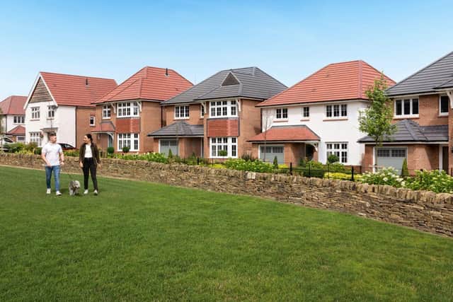 Examples of Redrow homes being built in Yorkshire