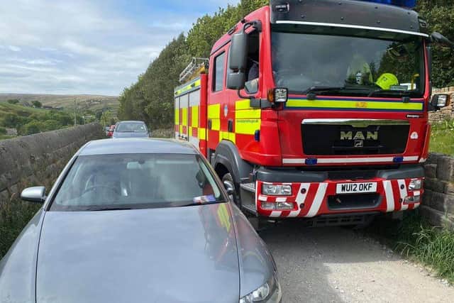 West Yorkshire Fire and Rescue are asking residents to consider emergency responders when parking