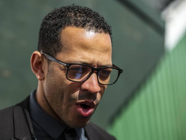 Hull City manager Liam Rosenior talking to the media after his side's 1-0 loss at Plymouth Argyle, which ended their Championship play-off hopes. Photo: Steven Paston/PA Wire.