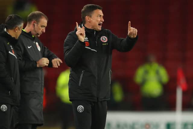 IMPROVEMENT: Sheffield United manager Paul Heckingbottom was pleased with the second-half performance against Bristol City