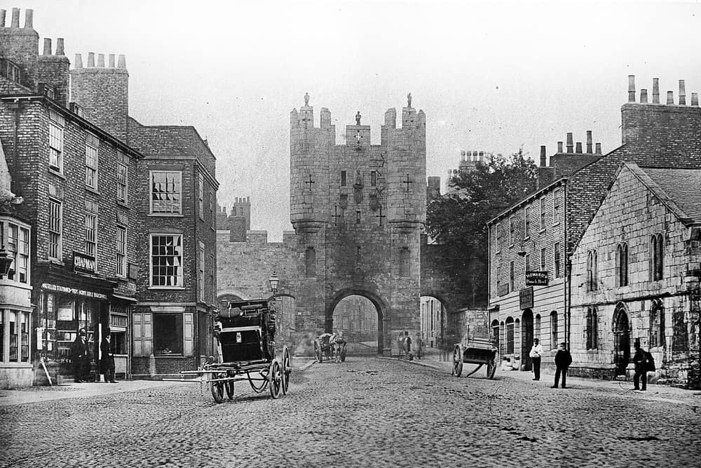 Micklegate Bar from Blossom Street. Credit: Sue Major CLEMENTS HALL LOCAL HISTORY GROUP