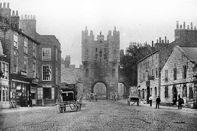 Micklegate Bar from Blossom Street. Credit: Sue Major CLEMENTS HALL LOCAL HISTORY GROUP