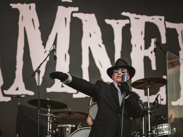 The Damned opened the show