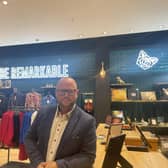 Michael Truluck in the new Joe Browns store at the White Rose Centre in Leeds