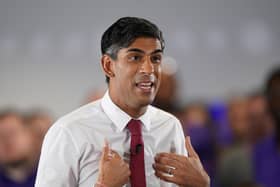 Prime Minister Rishi Sunak hosts a PM Connect event at the Currys Repair Centre, in Coddington, Newark, Nottinghamshire.  PIC: Joe Giddens/PA Wire
