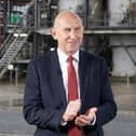 Chancellor John Healey pictured during a visit to Shell UK's St Fergus Gas Terminal in Peterhead, Aberdeenshire. PIC: Paul Reid/Press Association