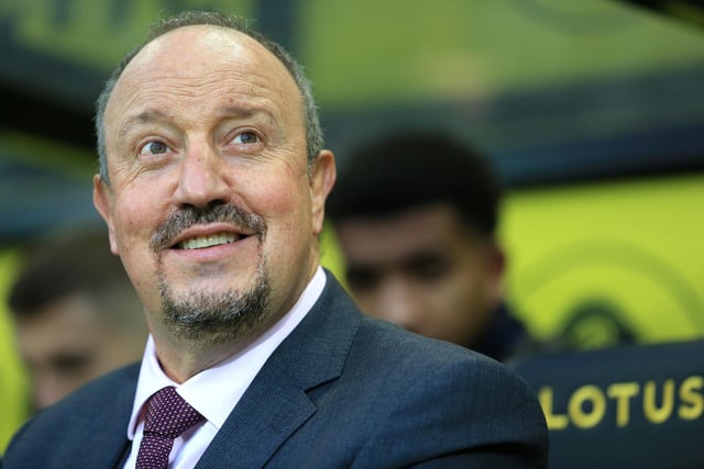 Rafael Benitez, Champions League winner with Liverpool, La Liga winner with Valencia, Europa League winner with Chelsea, but sacked by Everton last time out is 16/1 (Picture: Stephen Pond/Getty Images)