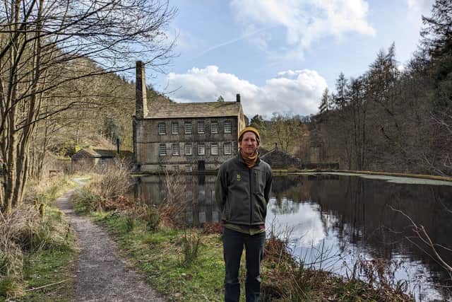 Chris Bryerley, the site manager of Gibson Mill, at Hardcastle Crags.